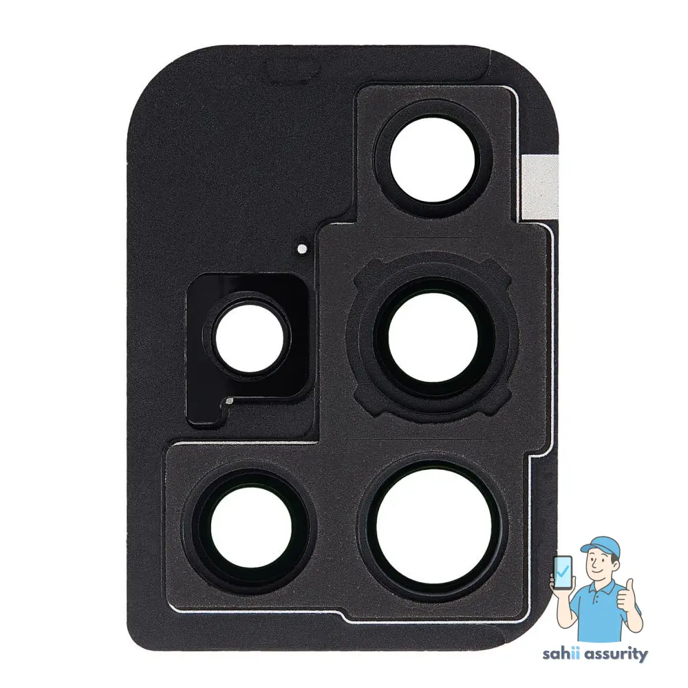 Camera Lens Glass with Frame for Samsung Galaxy A51 White thumbnail